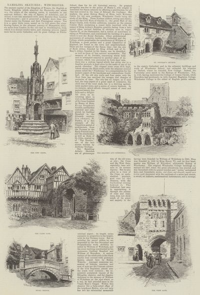 Rambling Sketches, Winchester by Alfred Robert Quinton